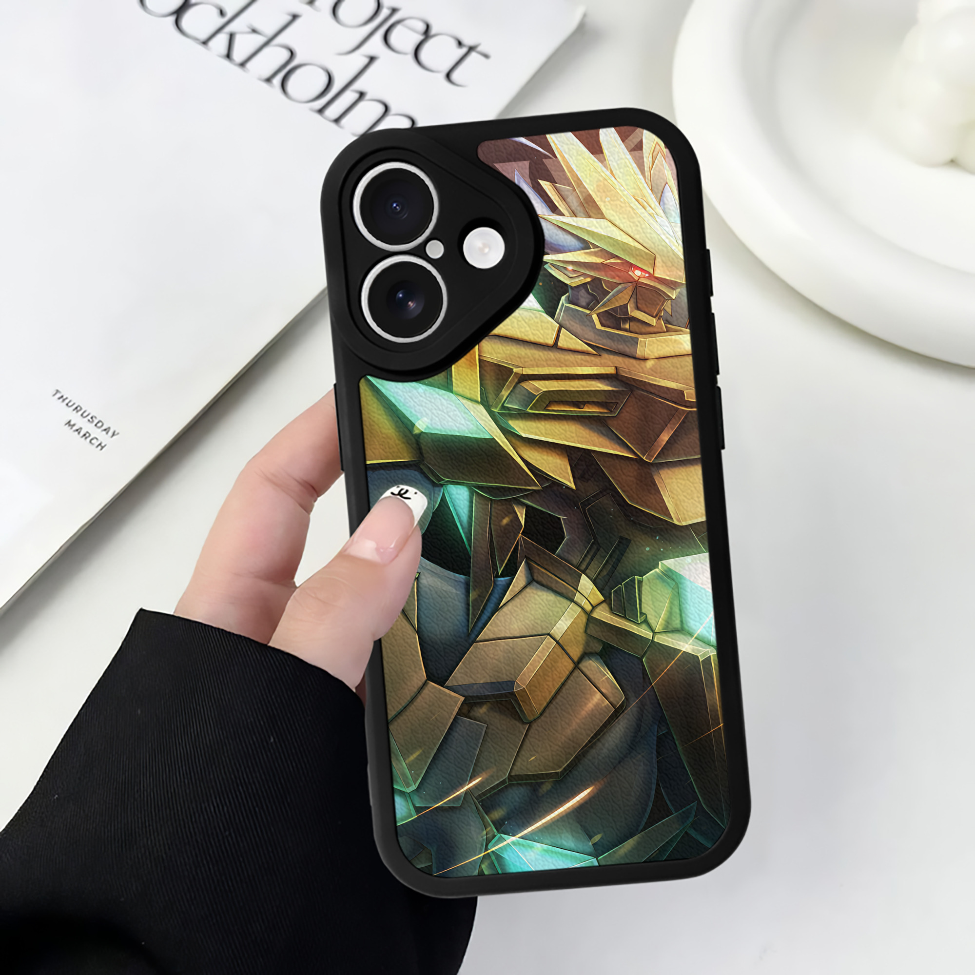 （画像用） Digimon デジタルモンスター/デジモン 【iPhone 16シリーズ対応】シリコンスマホケース（レザー調） 材質：シリコン